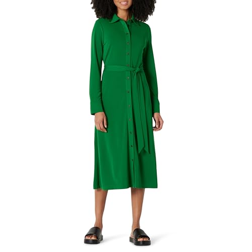 Amazon Essentials Damen Mittellanges Kleid Aus Mattem Jersey, Normale Passform, Smaragdgrün, XXL Amazon Essentials Damen Mittellanges Kleid Aus Mattem Jersey, Normale Passform, Smaragdgrün, XXL von Amazon Essentials