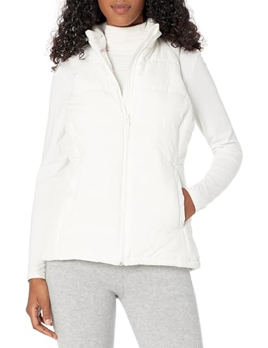 Amazon Essentials Damen Mittelschwere Daunenweste mit Reißverschluss, Elfenbein, M von Amazon Essentials