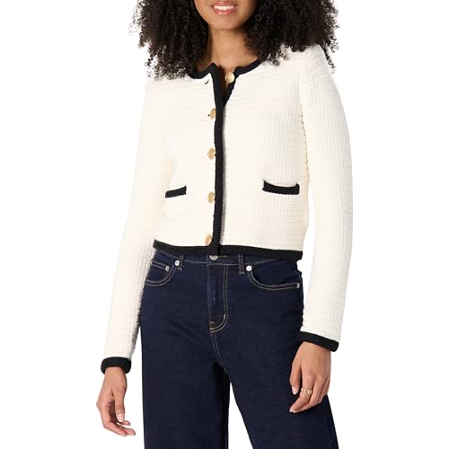 Amazon Essentials Damen Mittelschwerer Strickpullover Mit Normaler Passform, Eierschalenweiß, M von Amazon Essentials