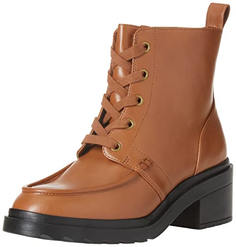 Amazon Essentials Damen Moc-Toe-Stiefel, Bräunen Schwarz, 37 EU Weit von Amazon Essentials