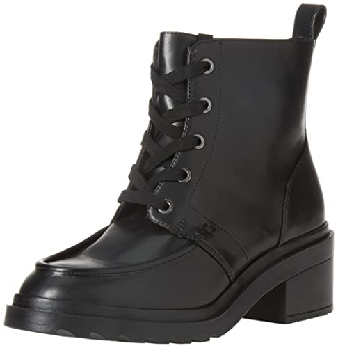 Amazon Essentials Damen Moc-Toe-Stiefel, Schwarz, 38 EU von Amazon Essentials