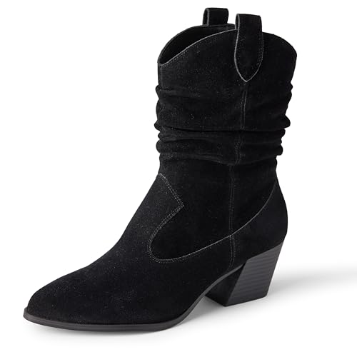 Amazon Essentials Damen Modische Western-Stiefel, Schwarz, 38.5 EU Amazon Essentials Damen Modische Western-Stiefel, Schwarz, 38.5 EU von Amazon Essentials