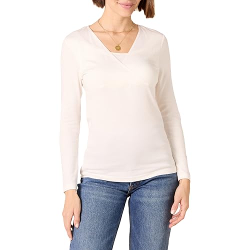 Amazon Essentials Damen Mutterschafts-Stilltop mit V-Ausschnitt, Elfenbein, XXL von Amazon Essentials