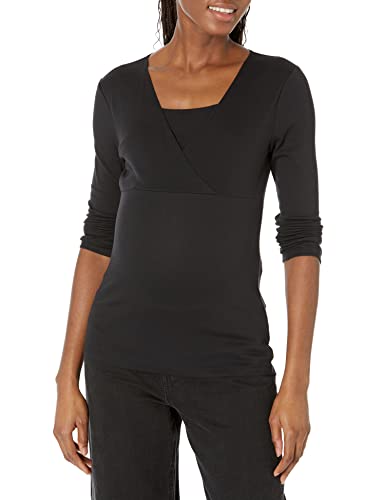 Amazon Essentials Damen Mutterschafts-Stilltop mit V-Ausschnitt, Schwarz, XS Amazon Essentials Damen Mutterschafts-Stilltop mit V-Ausschnitt, Schwarz, XS von Amazon Essentials
