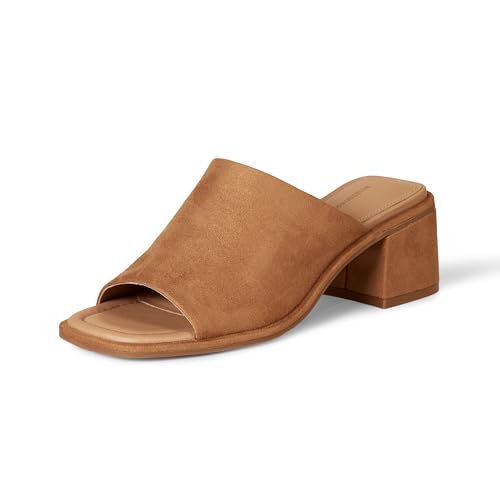 Amazon Essentials Damen Pantolette mit Blockabsatz, Bräunen Optik Mikro Wildleder, 39 EU Amazon Essentials Damen Pantolette mit Blockabsatz, Bräunen Optik Mikro Wildleder, 39 EU von Amazon Essentials