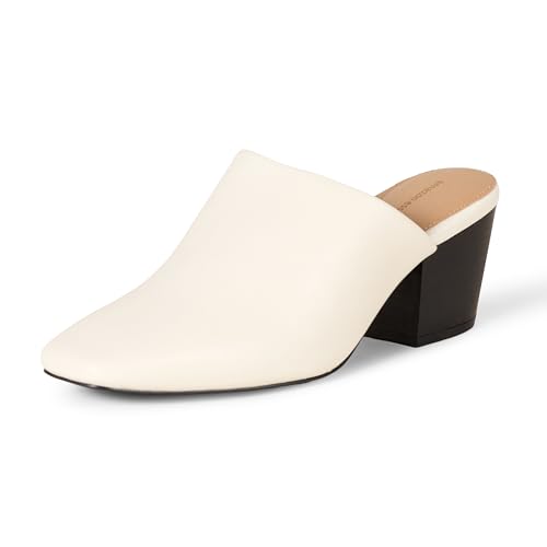Amazon Essentials Damen Pantolette mit quadratischer Zehenpartie, Gebrochenes Weiß, 38.5 EU Amazon Essentials Damen Pantolette mit quadratischer Zehenpartie, Gebrochenes Weiß, 38.5 EU von Amazon Essentials