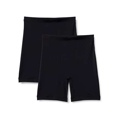 Amazon Essentials Damen Panty aus Mikrofaser, 2er-Pack, Schwarz, 36 von Amazon Essentials