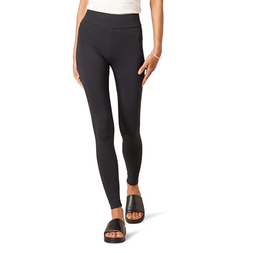 Amazon Essentials Damen Ponte-Leggings (in Übergröße erhältlich), Schwarz, S von Amazon Essentials