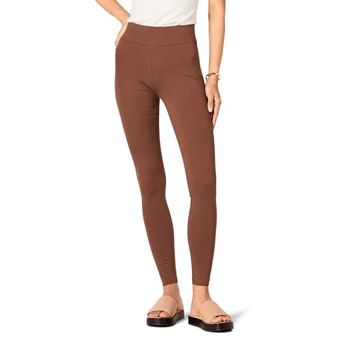 Amazon Essentials Damen Ponte-Leggings (in Übergröße erhältlich), Tiefbraun, 4XL Große Größen von Amazon Essentials