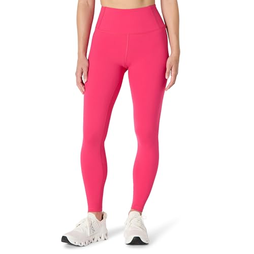 Amazon Essentials Damen Total Train Hohe Leibhöhe, Leggings in voller Länge mit 70cm Beininnenlänge, Intensive Rosa, L von Amazon Essentials