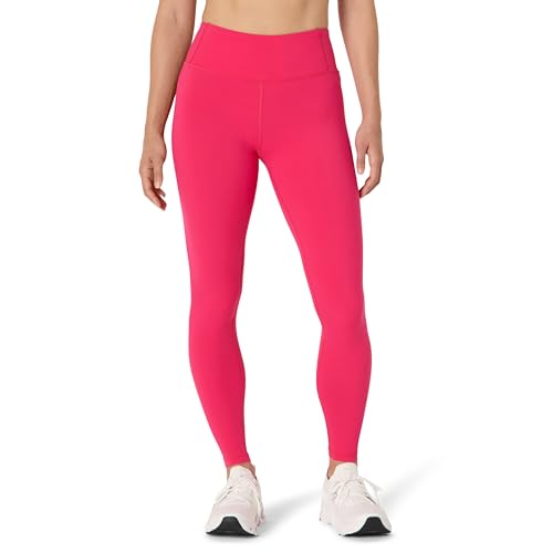 Amazon Essentials Damen Total Train Mittlere Leibhöhe, 70cm Beininnenlänge, Leggings in voller Länge, Intensive Rosa, XS von Amazon Essentials