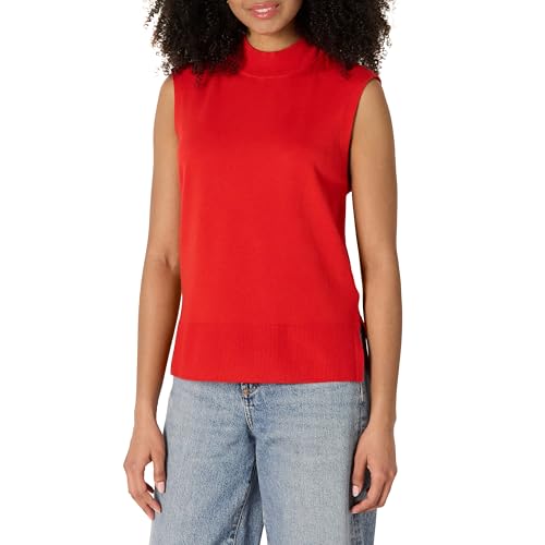 Amazon Essentials Damen Pullover in Regular-Fit und Flügelärmeln und Stehkragen, Kräftiges Mohnrot, XXL Amazon Essentials Damen Pullover in Regular-Fit und Flügelärmeln und Stehkragen, Kräftiges Mohnrot, XXL von Amazon Essentials