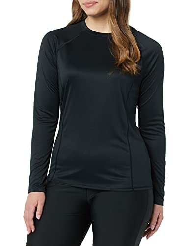 Amazon Essentials Damen Rash Guard Langarm, Verwaschenes Schwarz, 42 von Amazon Essentials