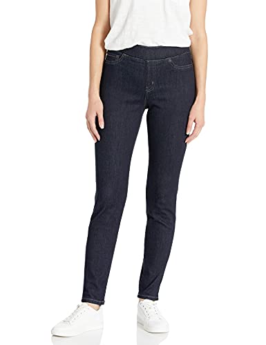 Amazon Essentials Damen Stretch-Jeggings zum Hineinschlüpfen (erhältlich in Übergröße), Leicht Ausgespült, 34 Kurz von Amazon Essentials