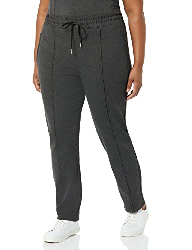 Amazon Essentials Damen Schmal zulaufende Schlupfhose (in Übergröße erhältlich) (Früher Amazon Aware), Dunkelgrau Meliert, S von Amazon Essentials