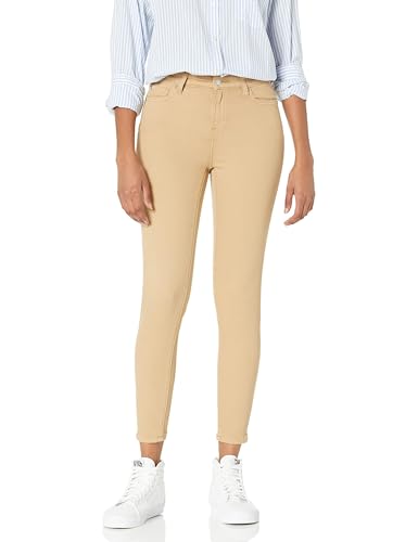 Amazon Essentials Damen Elastische Skinny-Jeans Mit Mittlerer Leibhöhe - Auslauffarben, Helles Kamelbraun, 40 von Amazon Essentials