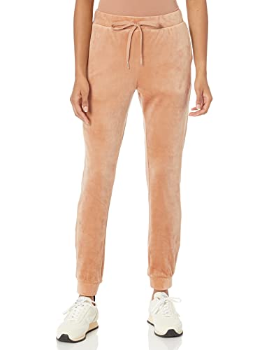 Amazon Essentials Damen Slim Fit-Jogginghosen aus Velours (Früher Amazon Aware), Braun, L von Amazon Essentials