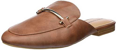 Amazon Essentials Damen Spangenpantolette, Bräunen, 38.5 EU von Amazon Essentials