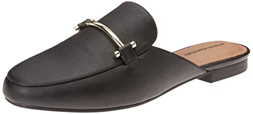 Amazon Essentials Damen Spangenpantolette, Schwarz, 38.5 EU Weit von Amazon Essentials