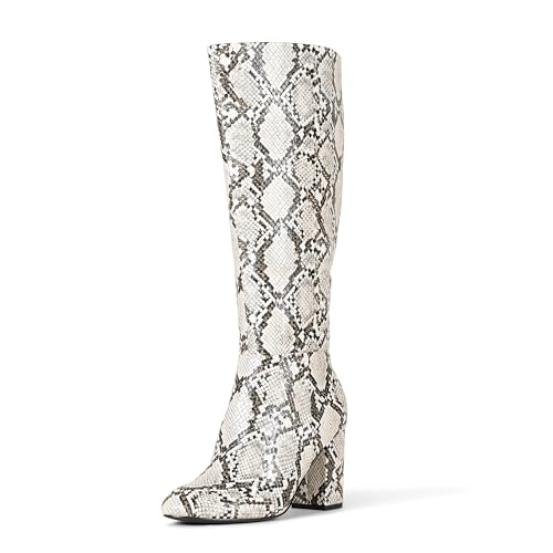 Amazon Essentials Damen Stiefel mit hohem Absatz, Schlange Kunstleder, 38.5 EU Weit Amazon Essentials Damen Stiefel mit hohem Absatz, Schlange Kunstleder, 38.5 EU Weit von Amazon Essentials