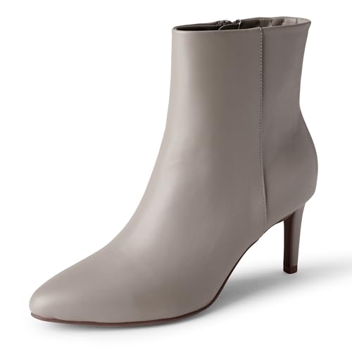 Amazon Essentials Damen Stiletto Abendstiefel, Taupe Kunstleder, 39 EU von Amazon Essentials