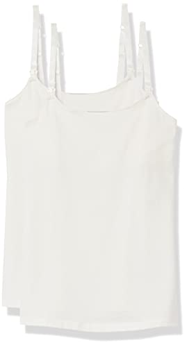 Amazon Essentials Damen Stillfreundliches Umstands-Unterhemd, 2er-Pack, Weiß, XXL Amazon Essentials Damen Stillfreundliches Umstands-Unterhemd, 2er-Pack, Weiß, XXL von Amazon Essentials