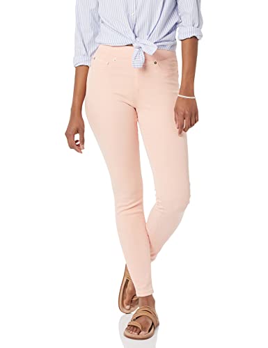 Amazon Essentials Damen Stretch-Schlupf-Jeggings mit mittlerer Leibhöhe-Auslauffarben, Korallenrosa, 38 Kurz von Amazon Essentials