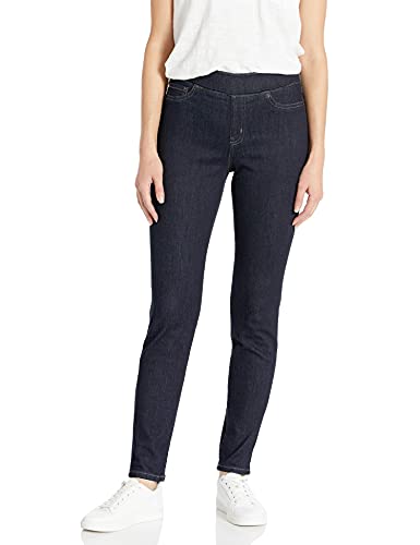 Amazon Essentials Damen Pull-On Stretch-Jeggings mit mittelhohem Bund (in Übergrößen erhältlich), Leicht Ausgespült, 48 Kurz von Amazon Essentials