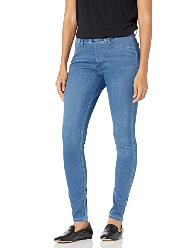 Amazon Essentials Damen Strick-Jeggings Zum Hineinschlüpfen (Erhältlich in Übergröße), Helle Waschung, XL Lang von Amazon Essentials