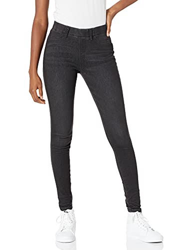 Amazon Essentials Damen Strick-Jeggings Zum Hineinschlüpfen (Erhältlich in Übergröße), Verwaschenes Grau, L Lang von Amazon Essentials