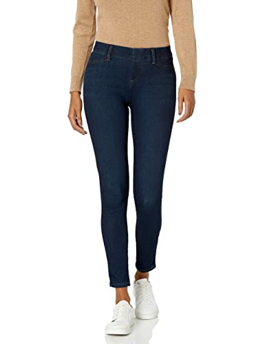 Amazon Essentials Damen Elastische Strickjacke Zum Anziehen (In Übergröße Erhältlich), Dunkle Waschung, XXL Lang von Amazon Essentials