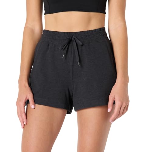 Amazon Essentials Damen Weiche Funktionsshorts mit 9cm Beininnenlänge, Schwarz Space-dye, XS Amazon Essentials Damen Weiche Funktionsshorts mit 9cm Beininnenlänge, Schwarz Space-dye, XS von Amazon Essentials