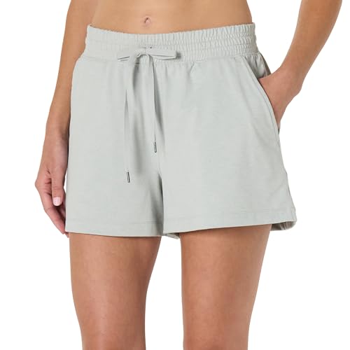 Amazon Essentials Damen Weiche Funktionsshorts mit 9cm Beininnenlänge, Taube Space-dye, XXL Amazon Essentials Damen Weiche Funktionsshorts mit 9cm Beininnenlänge, Taube Space-dye, XXL von Amazon Essentials