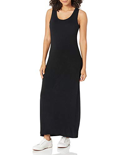 Amazon Essentials Damen Tailliertes Tanktop-Maxikleid(erhältlich in Übergröße), Schwarz, 6XL Große Größen von Amazon Essentials
