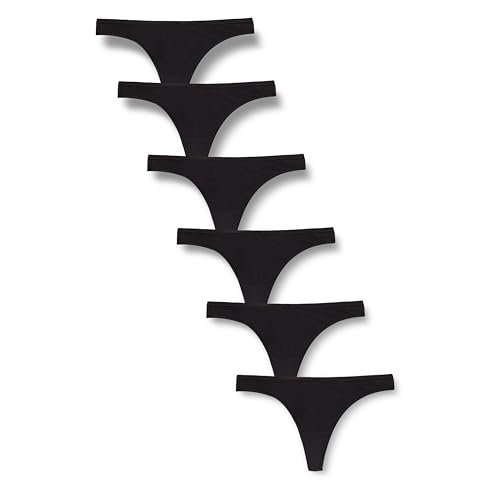 Amazon Essentials Damen Tanga-Unterwäsche Baumwolle, 6er-Pack, Schwarz, 36 Amazon Essentials Damen Tanga-Unterwäsche Baumwolle, 6er-Pack, Schwarz, 36 von Amazon Essentials