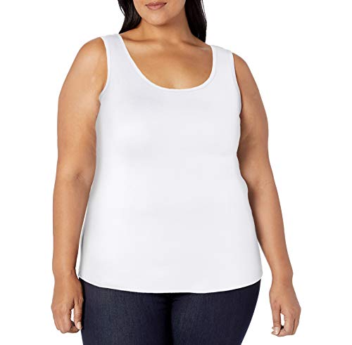 Amazon Essentials Damen Tanktop in Übergröße, Weiß, 4XL Große Größen Amazon Essentials Damen Tanktop in Übergröße, Weiß, 4XL Große Größen von Amazon Essentials