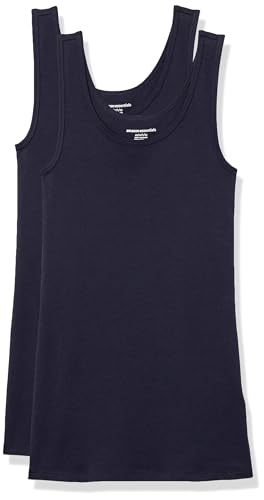 Amazon Essentials Damen Tanktop schlanke Passform, 2er-Pack, Marineblau, L Amazon Essentials Damen Tanktop schlanke Passform, 2er-Pack, Marineblau, L von Amazon Essentials