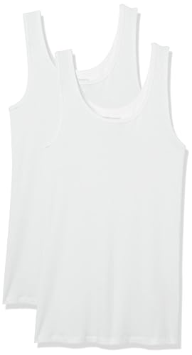Amazon Essentials Damen Tanktop schlanke Passform, 2er-Pack, Weiß, M Amazon Essentials Damen Tanktop schlanke Passform, 2er-Pack, Weiß, M von Amazon Essentials