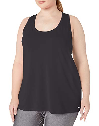 Amazon Essentials Damen Active Quick Dry Tech Stretch Racerback-Tanktop (in Übergröße erhältlich), Schwarz, 3XL Große Größen von Amazon Essentials