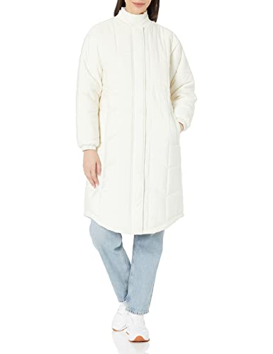 Amazon Essentials Damen Übergroßer Steppmantel (In Übergröße Erhältlich), Eierschalenweiß, 6XL Große Größen von Amazon Essentials