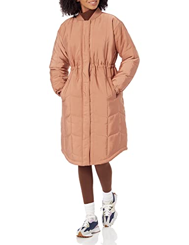 Amazon Essentials Damen Übergroßer Steppmantel (In Übergröße Erhältlich), Hellbraun, XXL Große Größen von Amazon Essentials