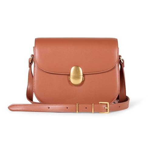 Amazon Essentials Damen Umhängetasche Mit Klappe, Bronze, Einheitsgröße von Amazon Essentials