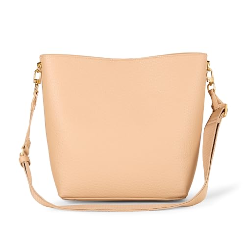 Amazon Essentials Damen Weiche Beuteltasche Mit Minimalistischem Design, Sand, Einheitsgröße von Amazon Essentials