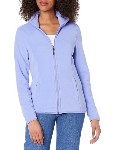 Amazon Essentials Damen Weiche Polarfleece-Jacke mit durchgehendem Reißverschluss in klassischer Passform (erhältlich in Übergrößen), Sanftviolett, XXL von Amazon Essentials