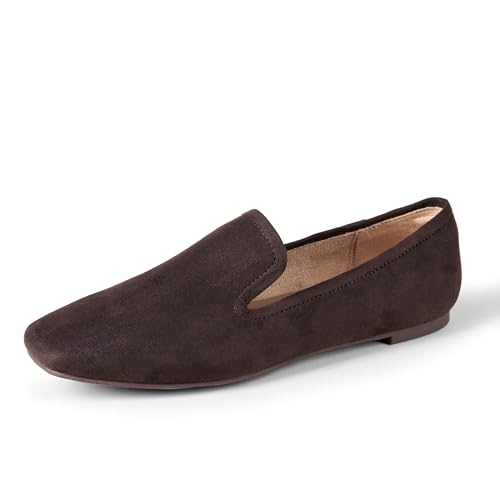 Amazon Essentials Damen Weicher, minimalistischer Slipper, Dunkelbraun Optik Wildleder, 37.5 EU Amazon Essentials Damen Weicher, minimalistischer Slipper, Dunkelbraun Optik Wildleder, 37.5 EU von Amazon Essentials