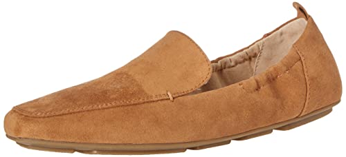 Amazon Essentials Damen Weicher Loafer mit quadratischer Spitze, Hellbraun Mikro Wildleder, 41 EU von Amazon Essentials