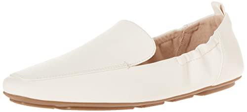 Amazon Essentials Damen Weicher Loafer mit quadratischer Spitze, Ecru Kunstleder, 37 EU von Amazon Essentials