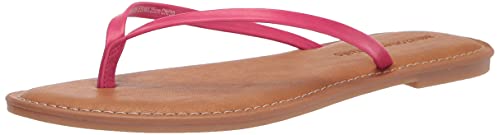 Amazon Essentials Damen Zehensandale, Kräftiges Rosa, 40 EU Weit von Amazon Essentials