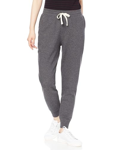 Amazon Essentials Damen Fleece-Jogginghose (in Übergröße erhältlich), Kohlegrau Meliert, XXL von Amazon Essentials