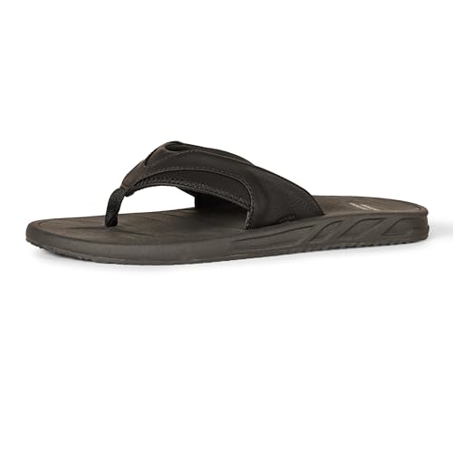 Amazon Essentials Herren Flip-Flop-Sandale, Schwarz, 44 EU von Amazon Essentials